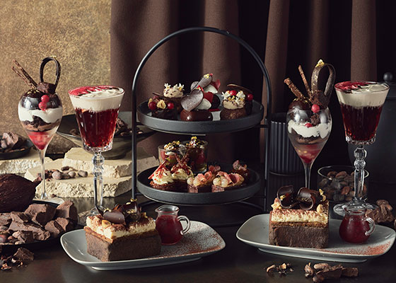 マーサーブランチ ギンザテラス アフターヌーンティーセット チョコレートアフタヌーンティー